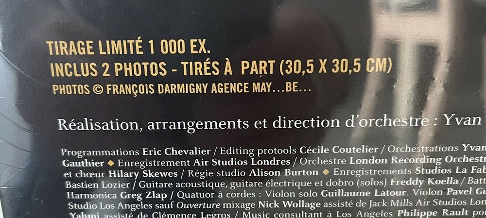 JOHNNY HALLYDAY " VINYL " acte 2 neuf CD et vinyles