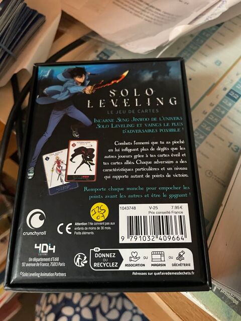 jeu de cartes SOLO LEVELING La Neuville-au-Pont (51)