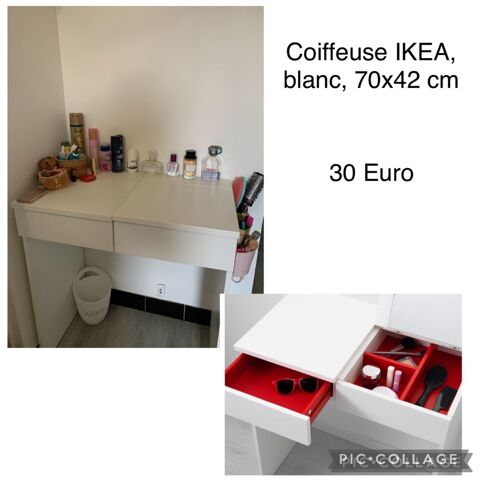 BRIMNES Coiffeuse, blanc, 70x42 cm - IKEA
