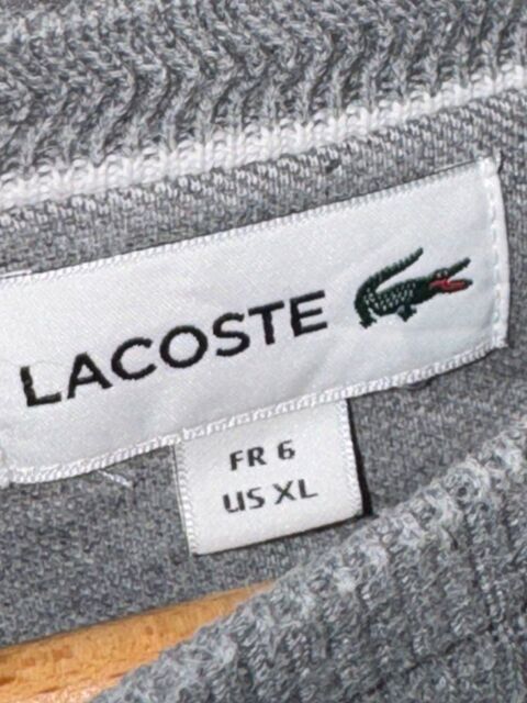 Pull Lacoste gris taille XL 52 Dole (39)