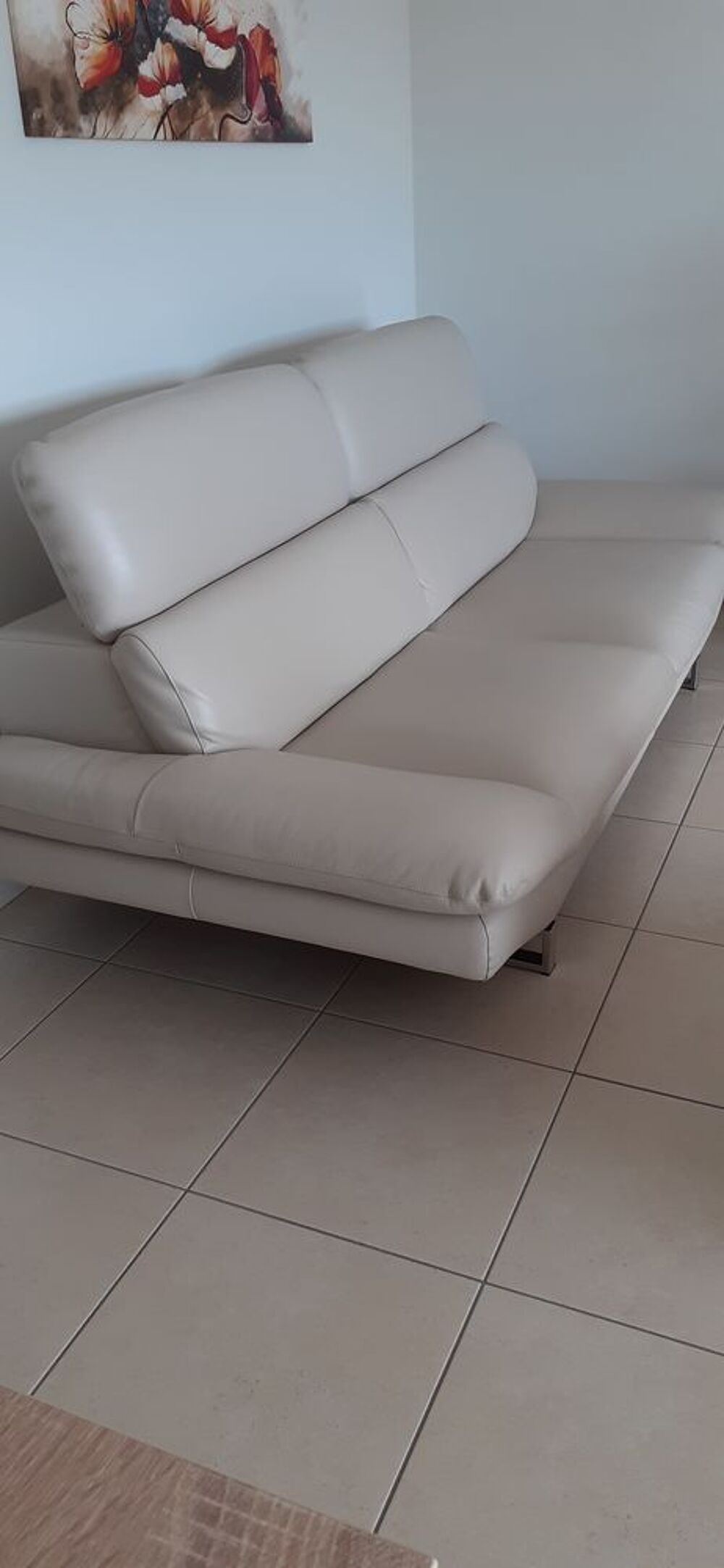Canap&eacute; cuir 4pls poltron et sofa Meubles