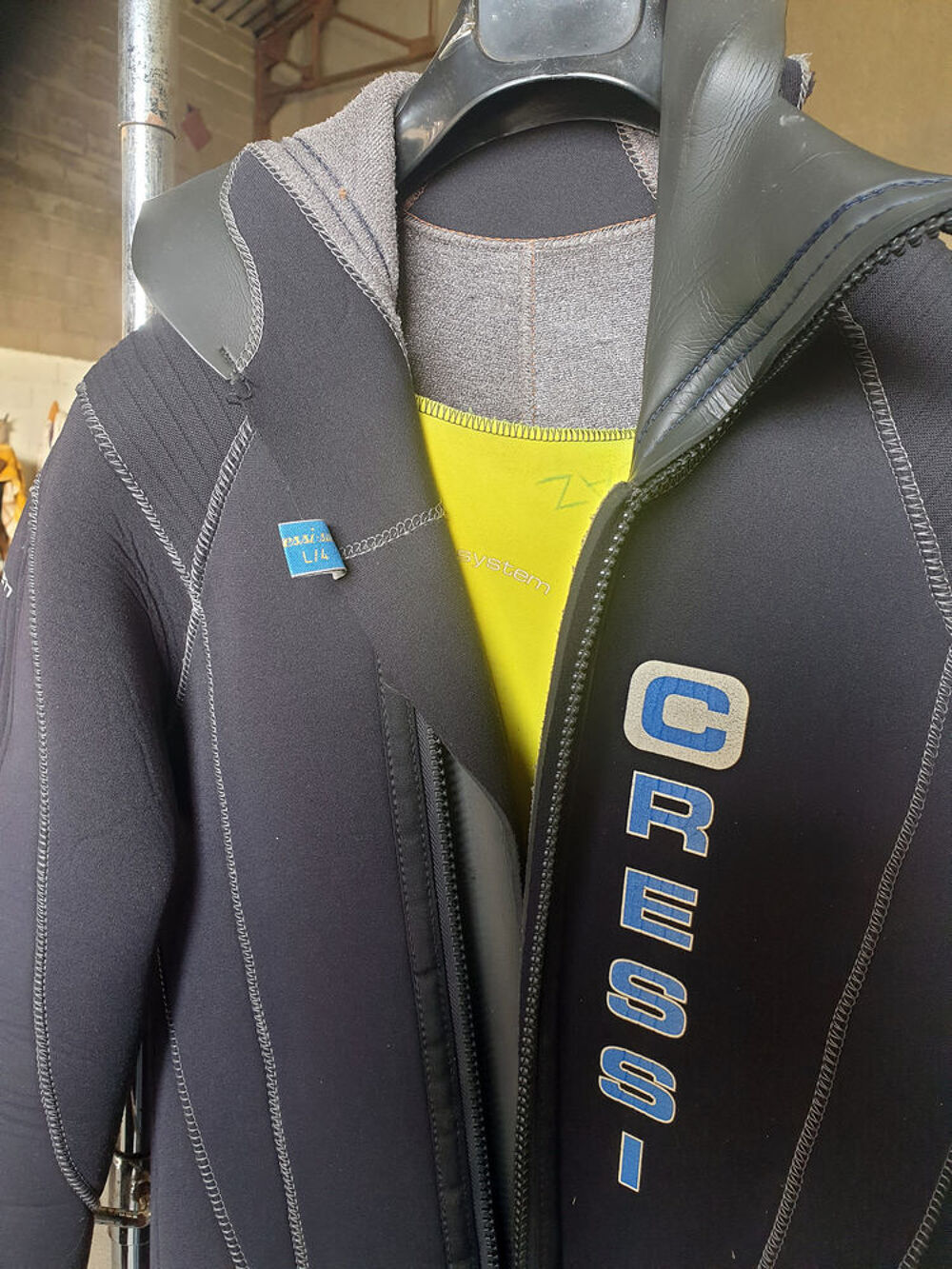 Combinaison CRESSI FACIL MAN T4 avec plastron Sports
