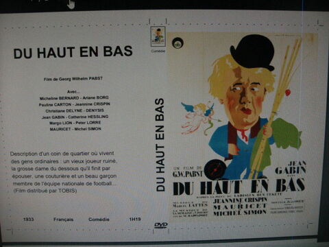 Rare film :   Du haut en bas   40 Saint-Médard-en-Jalles (33)