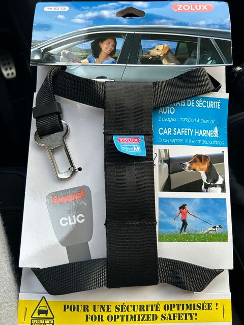 Ceinture s&eacute;curit&eacute; voiture pour chien neuve emball&eacute;e 16 83000 Toulon