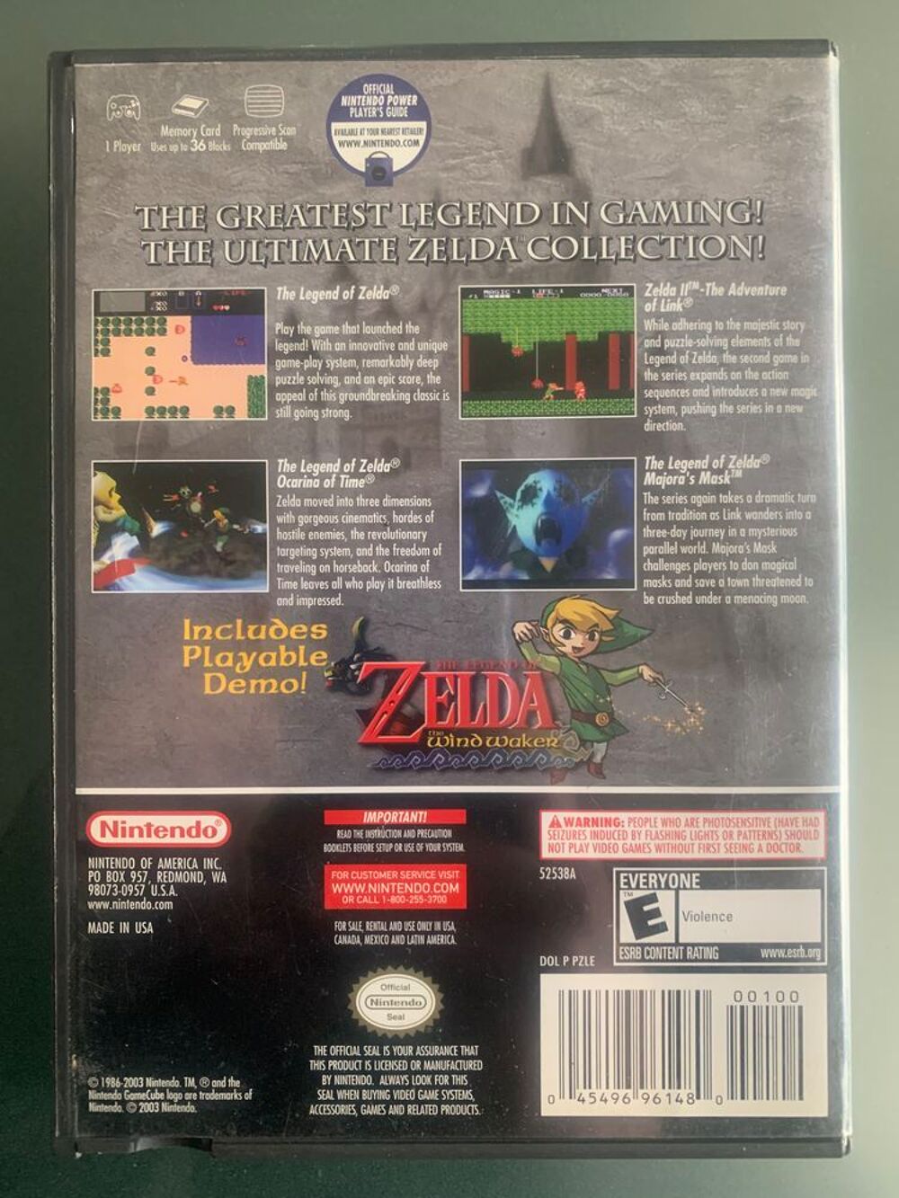Zelda collector &eacute;dition Consoles et jeux vidéos