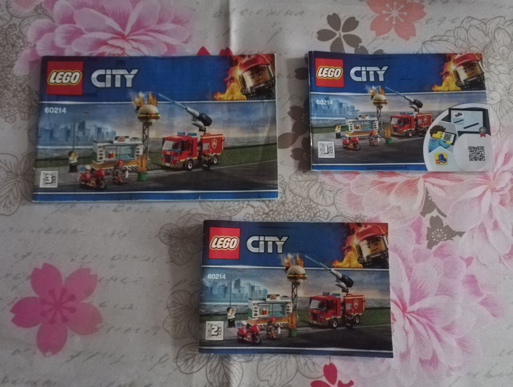LEGO CITY 60214 + Lots 60105 - 60106 - 60006 Jeux / jouets