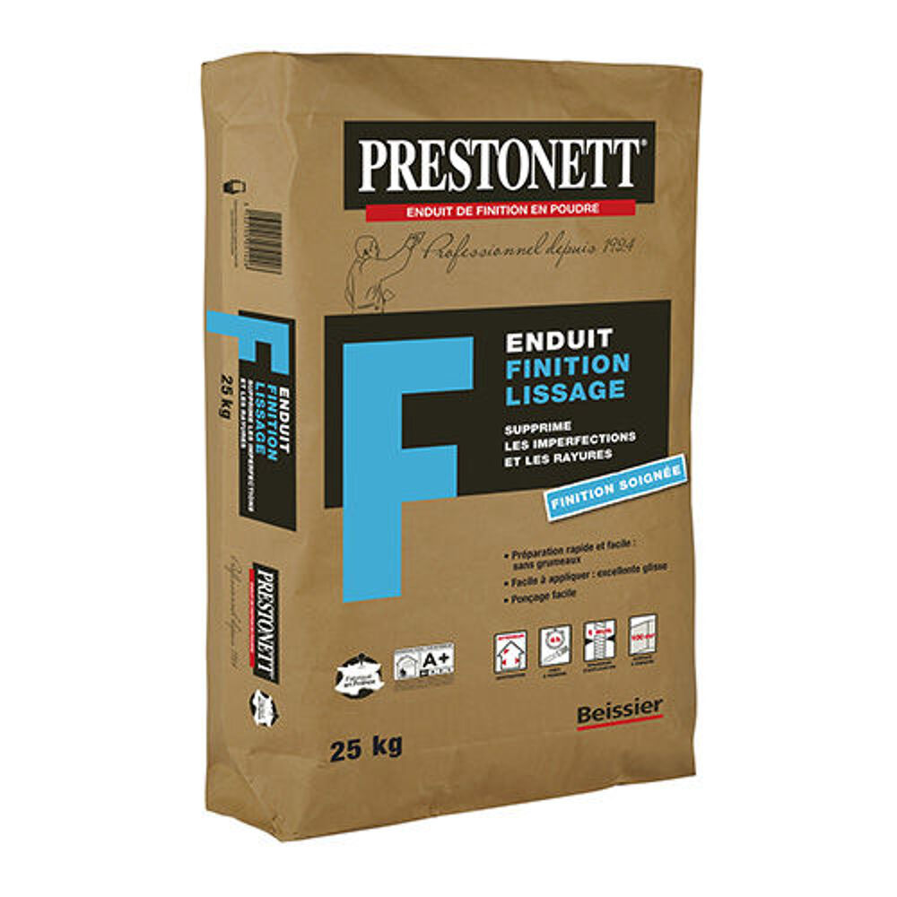 Sacs enduit Prestonett gros ou fin 25kg Bricolage