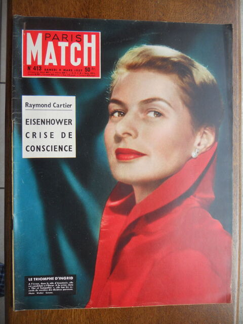 PARIS MATCH EISENHOWER CRISE DE CONSCIENCE 1957 3 Tours (37)