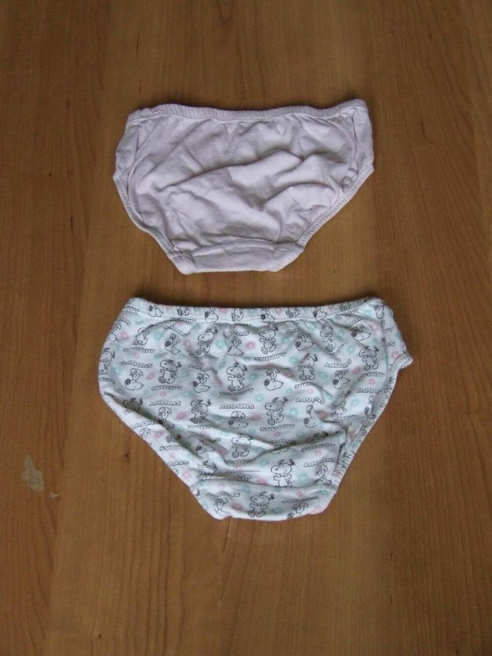 Lot 2, 2 culottes,H&amp;M, Snoopy, 6 8 ans, TBE Vêtements enfants