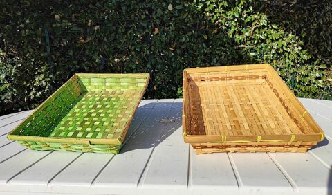 Grande Corbeille Rectangle Bambou tress� 3 Avignon (84)