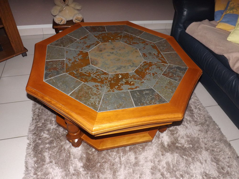 TABLE BASSE OCTOGONALE Meubles