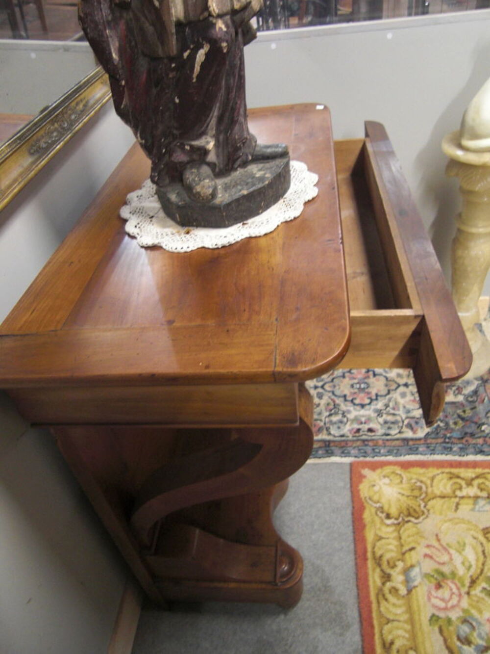 Console en bois ancienne Meubles