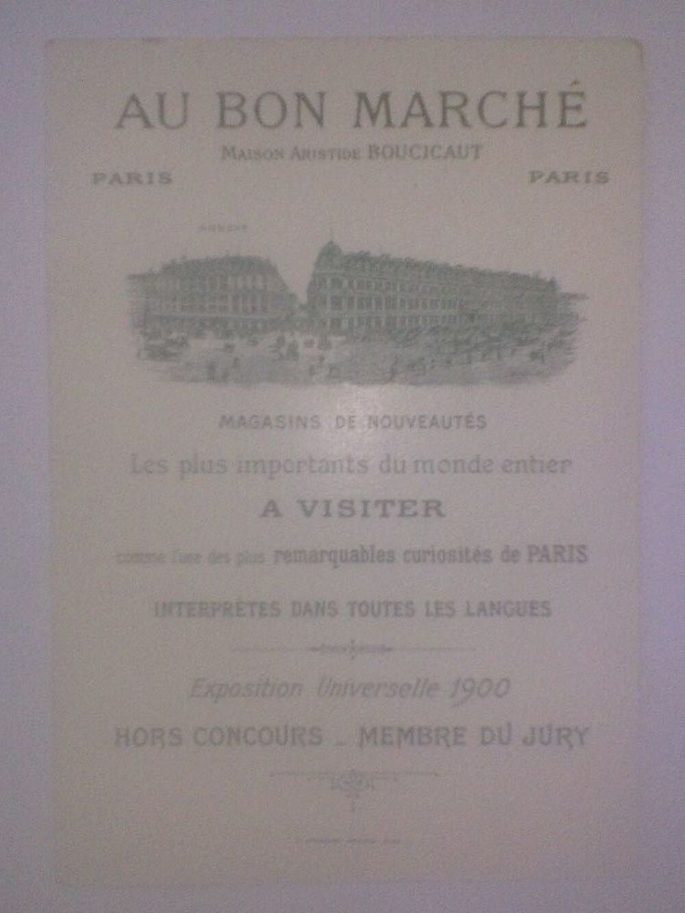 Chromo Au bon march&eacute; Paris Le chat bott&eacute; N&deg;6 Mariage 