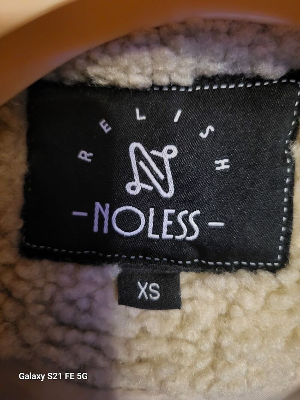 Manteau effet peau de mouton Vêtements