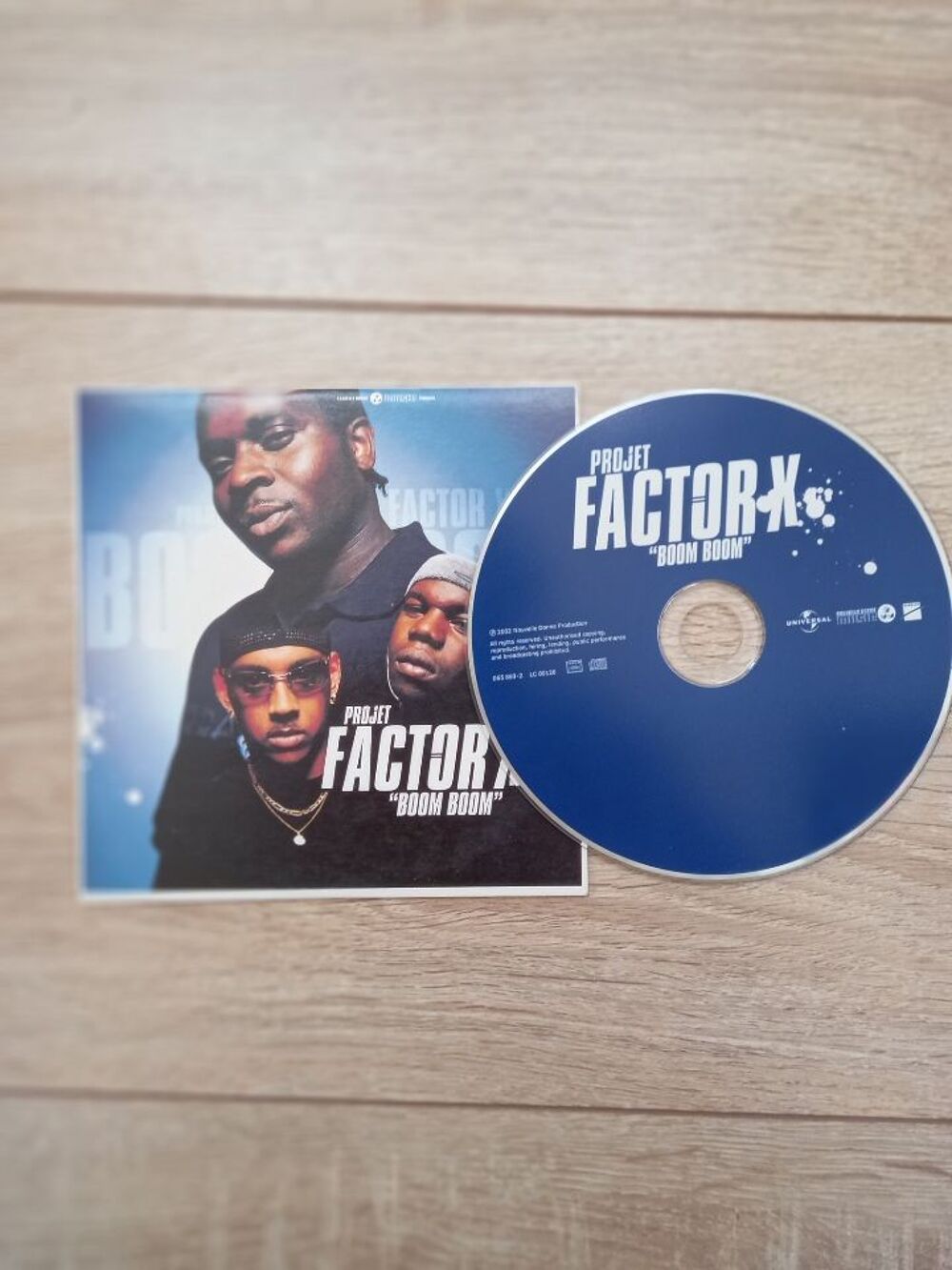 Projet Factor X Boom Boom cd single CD et vinyles