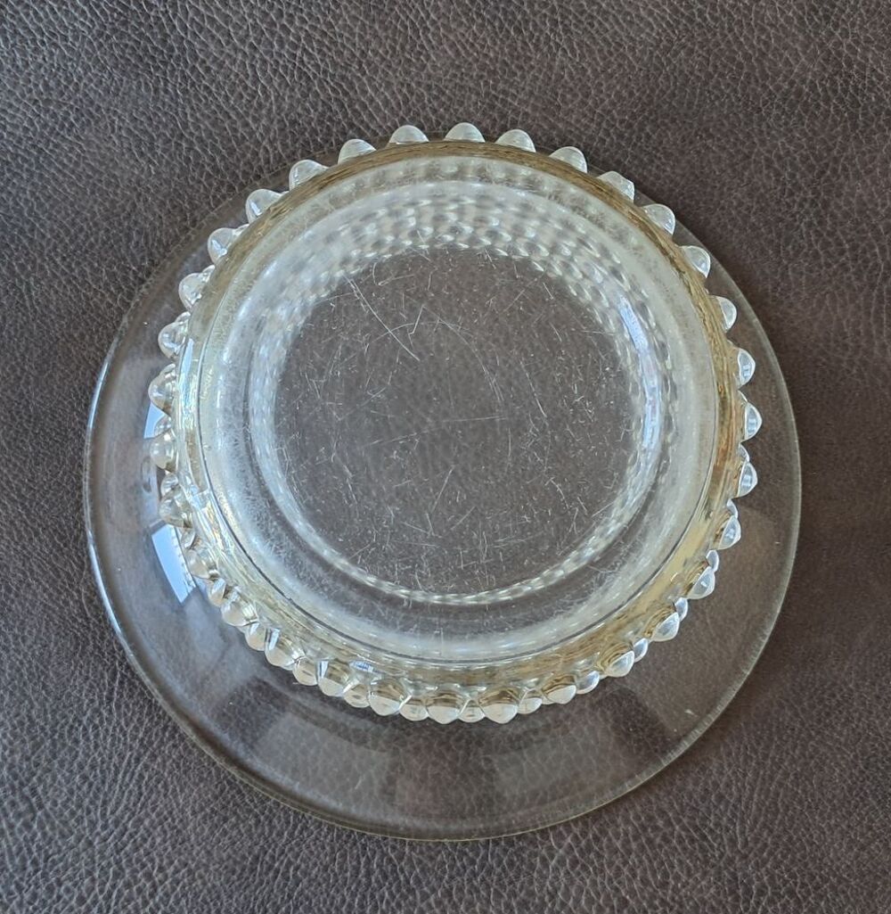 bol vide poche pot-pourri en verre transparent avec reflets Décoration