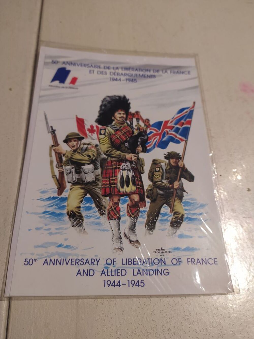 lot de 4 cartes postales de collection 