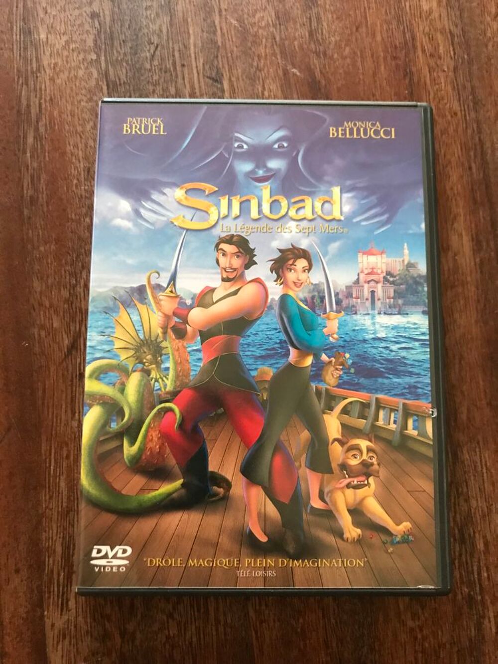 DVD enfants " Sinbad la l&eacute;gende des sept mers " DVD et blu-ray