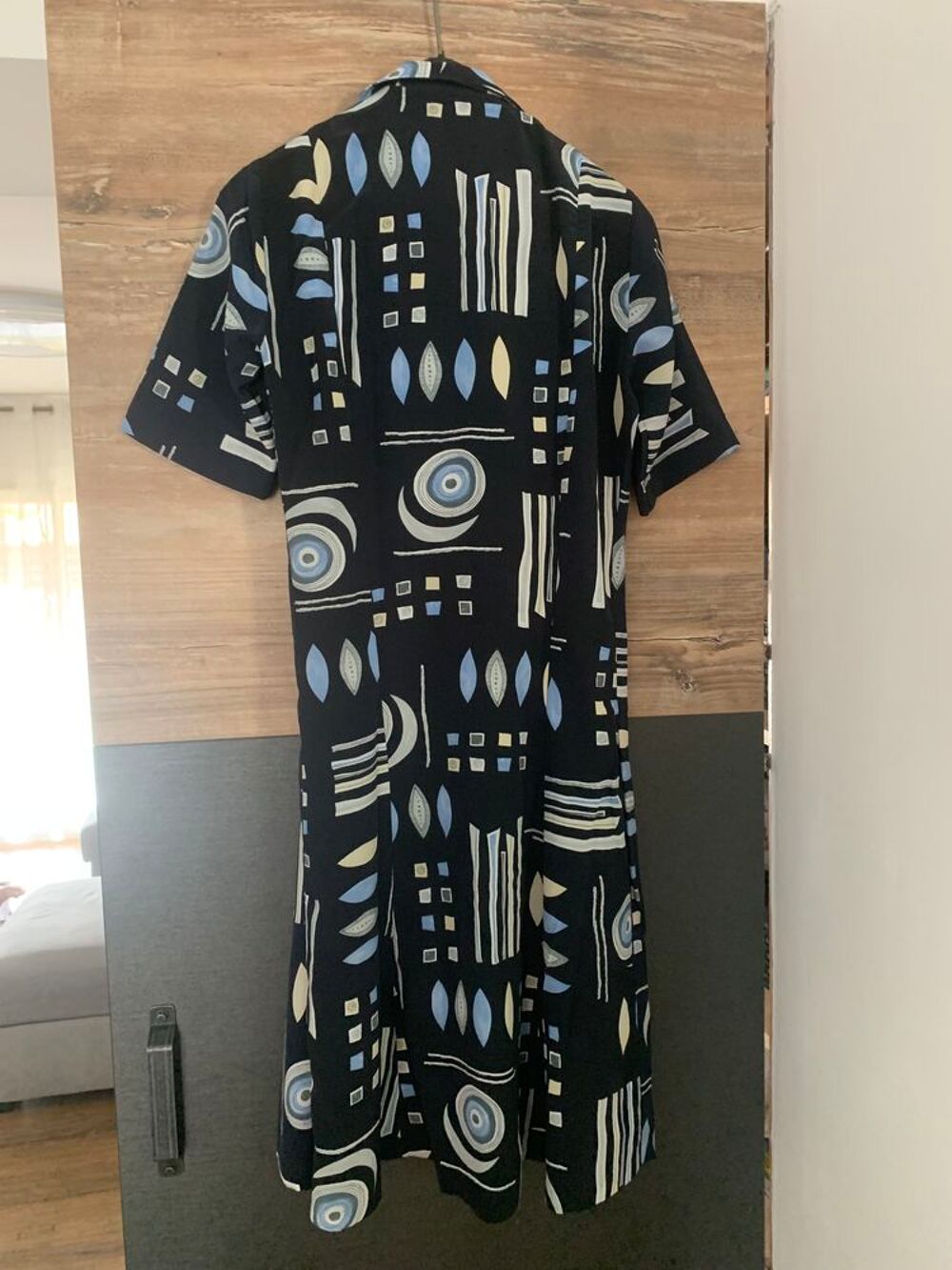 Robe d' &eacute;t&eacute; femme couleur bleu marine Vêtements