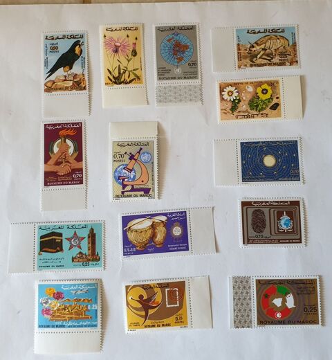 Timbres Maroc 1973  divers  neuf  avec gomme 6 Marseille 9 (13)
