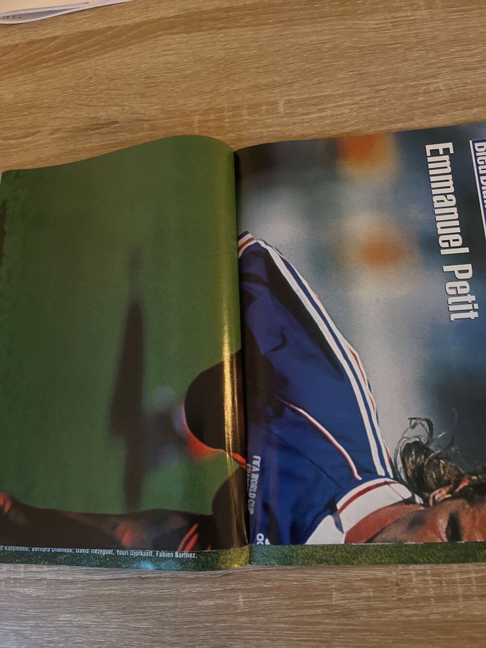 Bleu blanc foot album souvenir CDM 98 