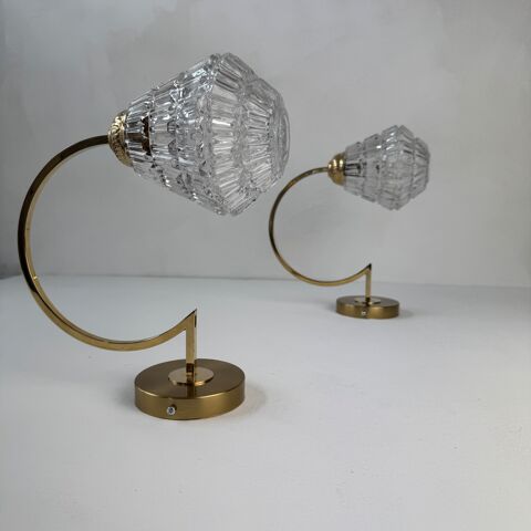 PAIRE D'ANCIENNES APPLIQUES FORME DIAMANT VINTAGE
250 Lille (59)