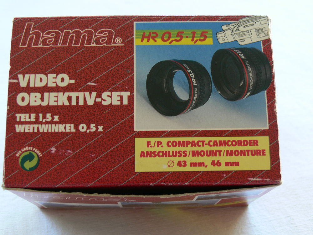 Jeu d'objectifs Hama Photos/Video/TV