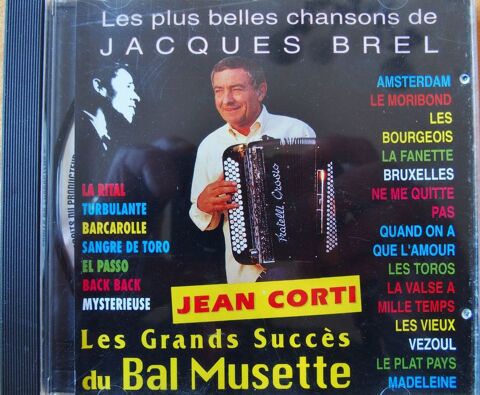 CD Jean CORTI  Les plus belles chansons de BREL
5 Lille (59)