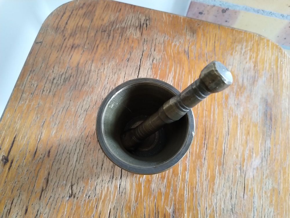 Mortier + pilon en laiton
Décoration