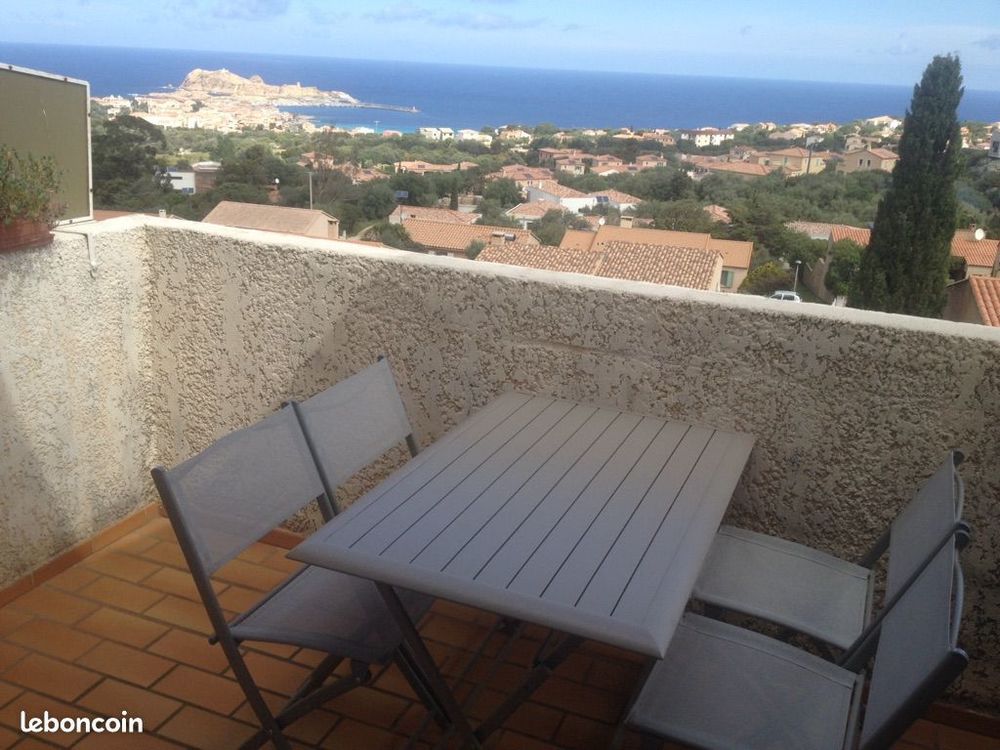  Beau duplex 4pers, 2chbres pkg, clim, magnifique vue mer Corse, Monticello (20220)