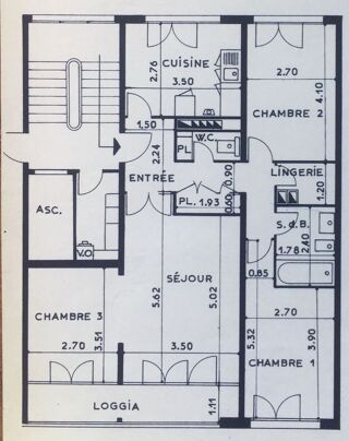  Appartement � vendre 4 pi�ces 76 m�