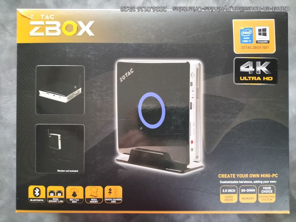 Mini PC Zotac ZBOX 4K Ultra HD + Multif. Canon MX395 + Ecran Matériel informatique