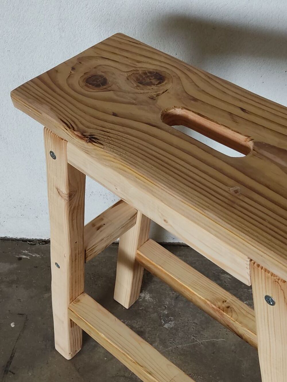 Tabouret bois rustique Décoration