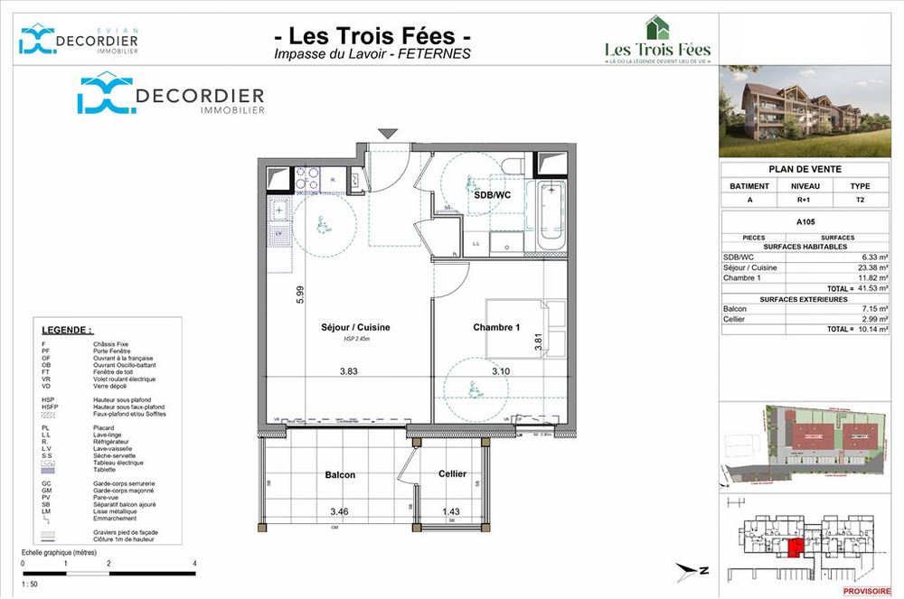 Vente Appartement FETERNES APPARTEMENT T2 NEUF Feternes