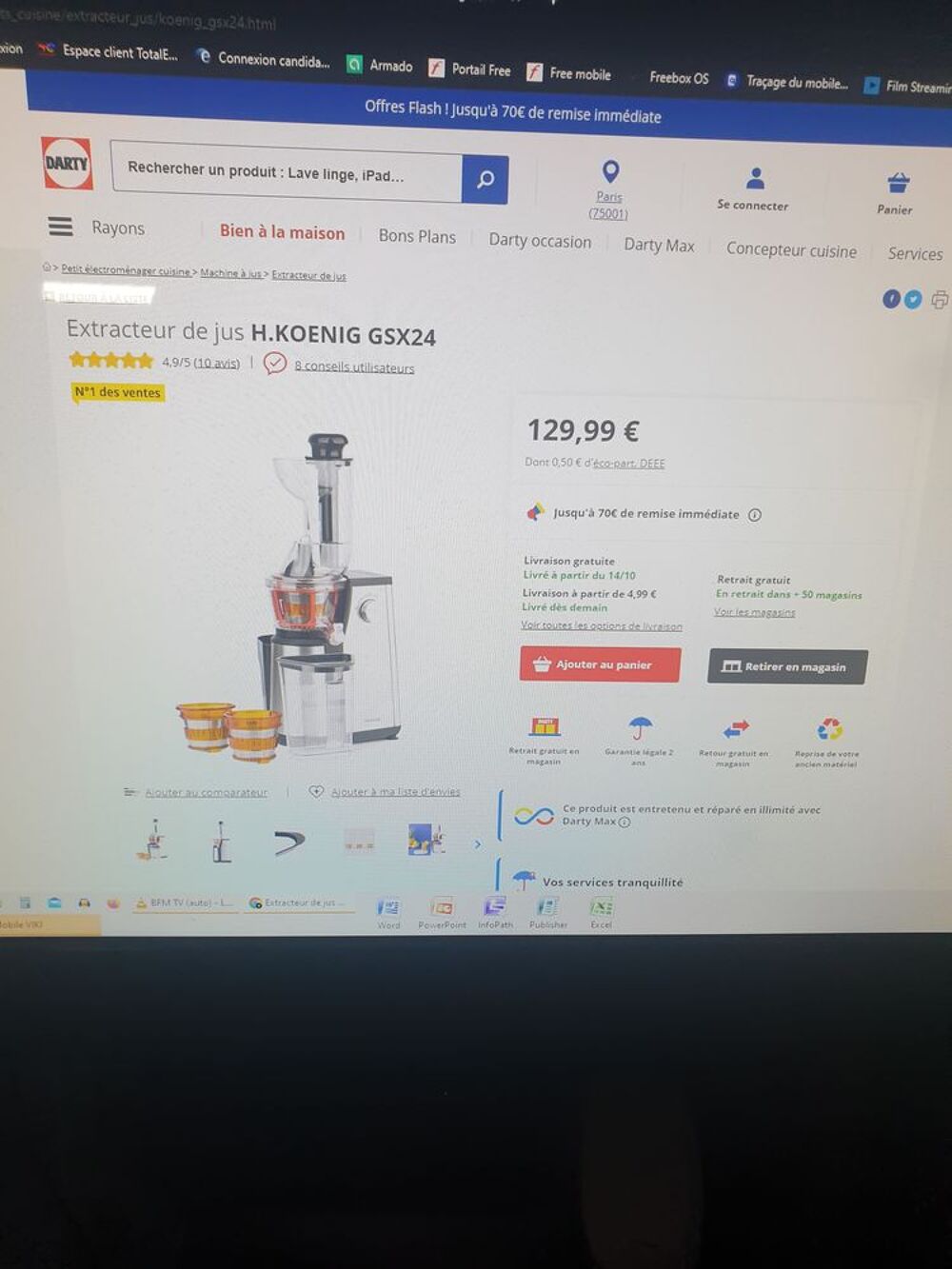 Extracteur de jus num&eacute;ro 1 des ventes Electroménager