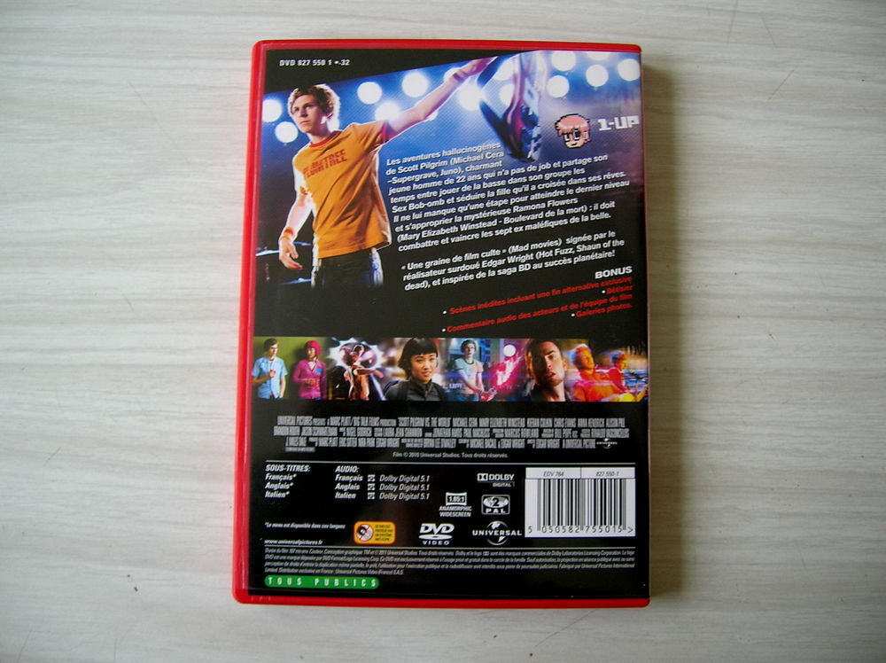 DVD SCOTT PILGRIM DVD et blu-ray