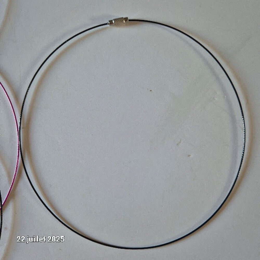 Lot de collier tour de cou en acier inoxydable, pratique, di Bijoux et montres