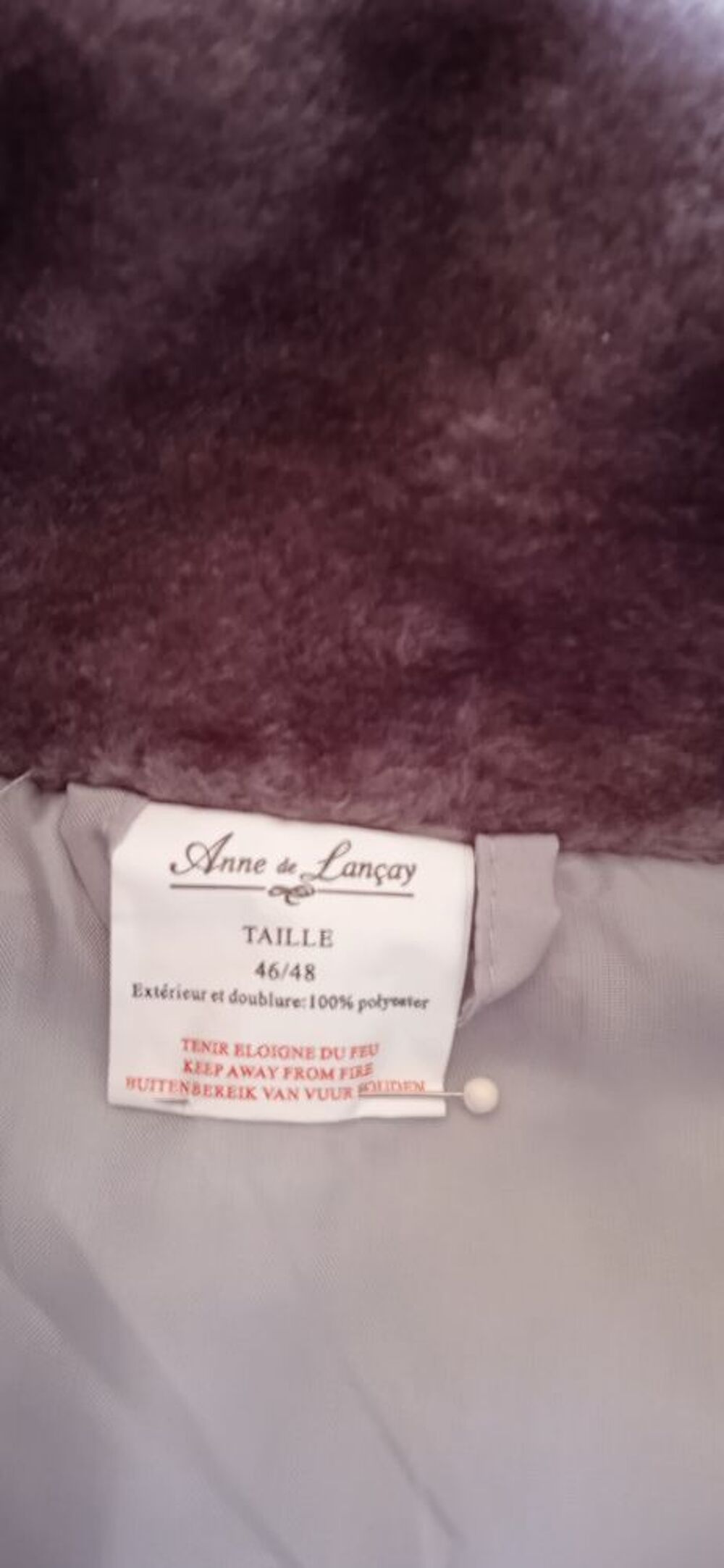 manteau doudoune gris nacr&eacute; Vêtements