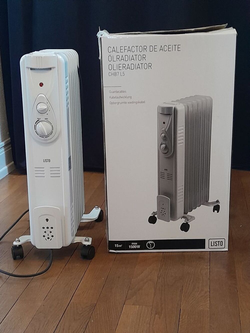 Radiateur &agrave; bain d'huile Listo
Electroménager