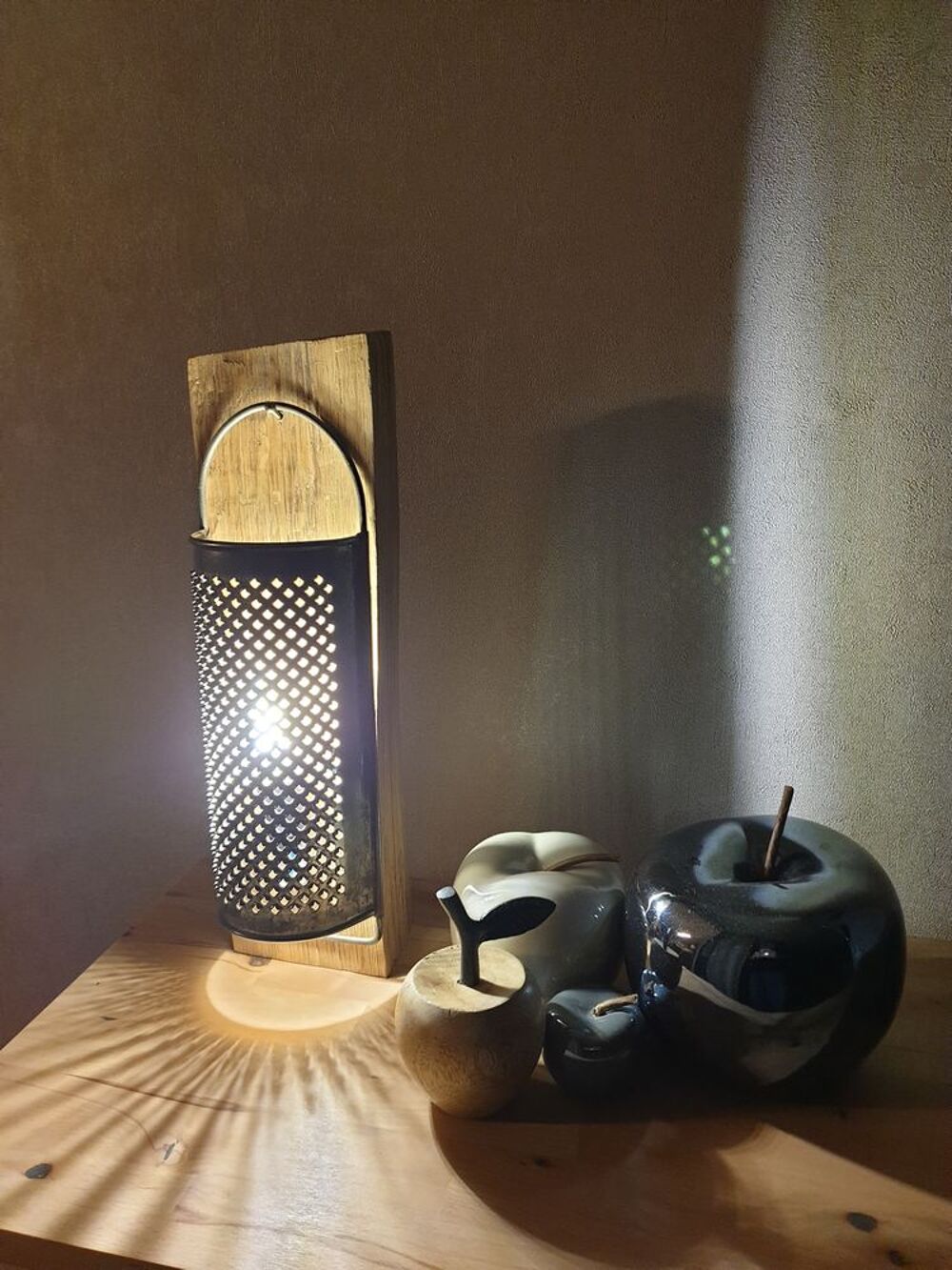 Lampe &agrave; poser cr&eacute;ation Recycl'Art Décoration