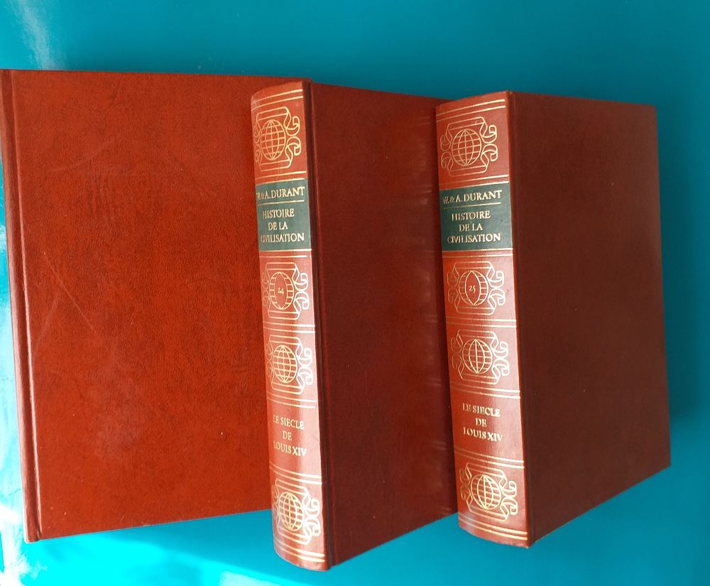 Will et Ariel DURANT : Histoire de la civilisation 3 tomes LE SIECLE DE LOUIS XIV Livres et BD