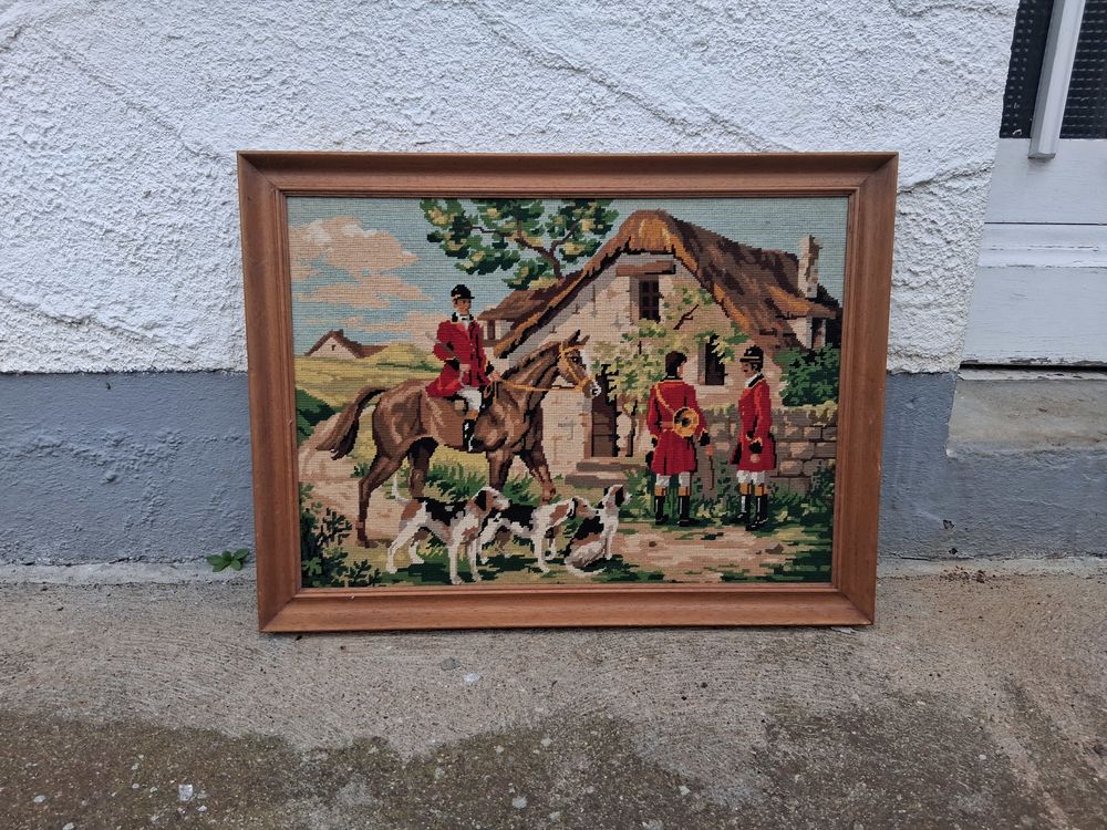 Tableau canevas fait main Décoration
