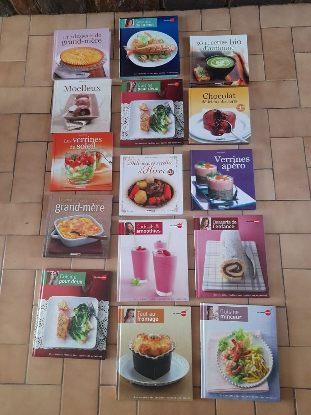 lot de 15 livres de cuisine Livres et BD