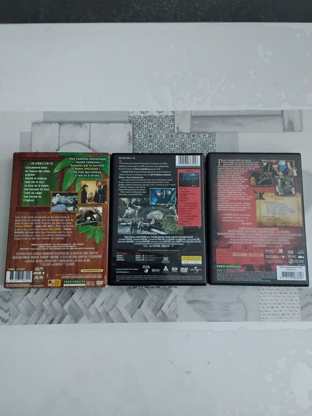 Lot de 3 dvd comme neuf DVD et blu-ray