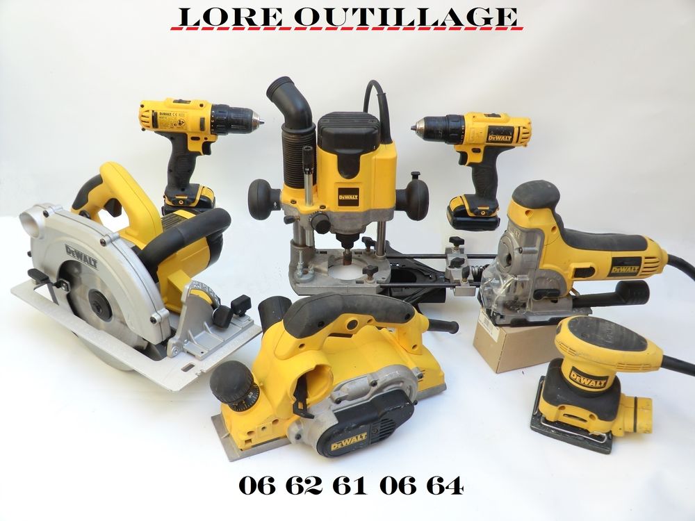 DeWALT - Rabot scie ponceuse visseuse d&eacute;fonceuse Bricolage