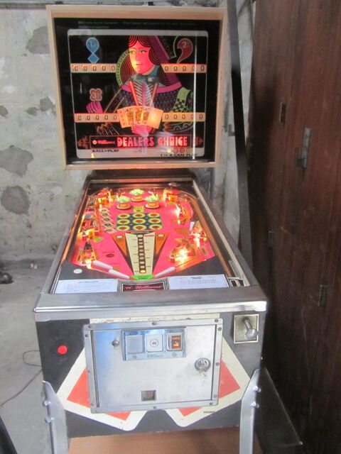 Flipper électromécanique Dealers choice 1600 Bordeaux (33)