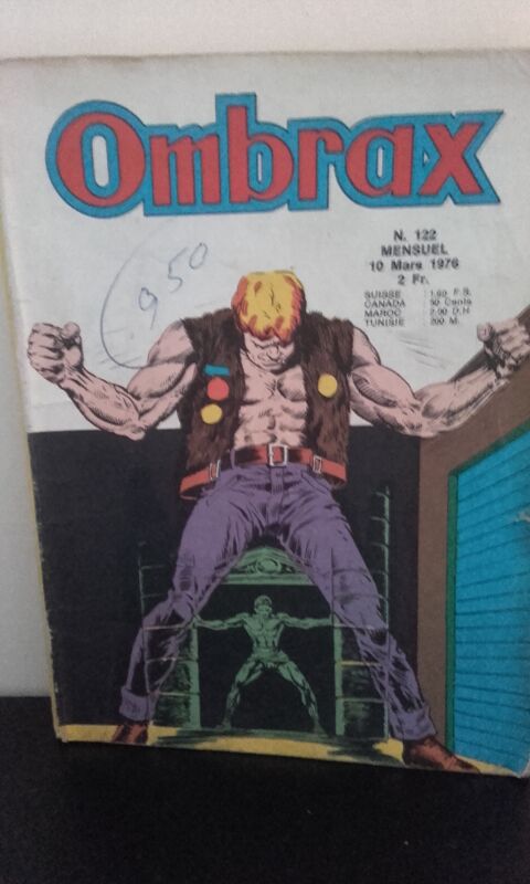 BD - Ombrax N�122 Mars 1976 5 Angers (49)