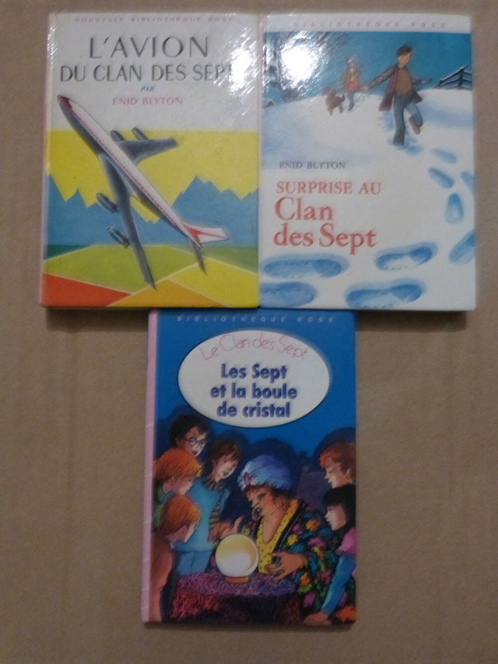 LE CLAN DES SEPT biblioth&egrave;que rose A CHOISIR Livres et BD