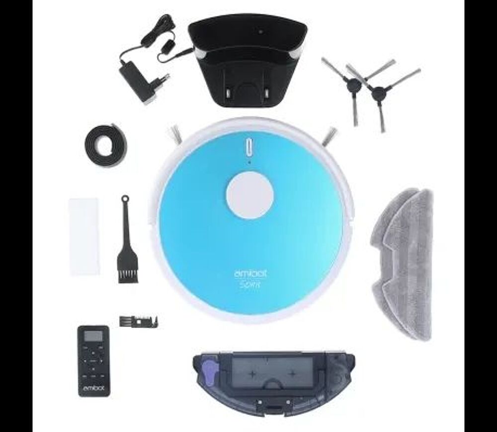 Robot aspirateur et laveur AMIBOT Spirit Electroménager
