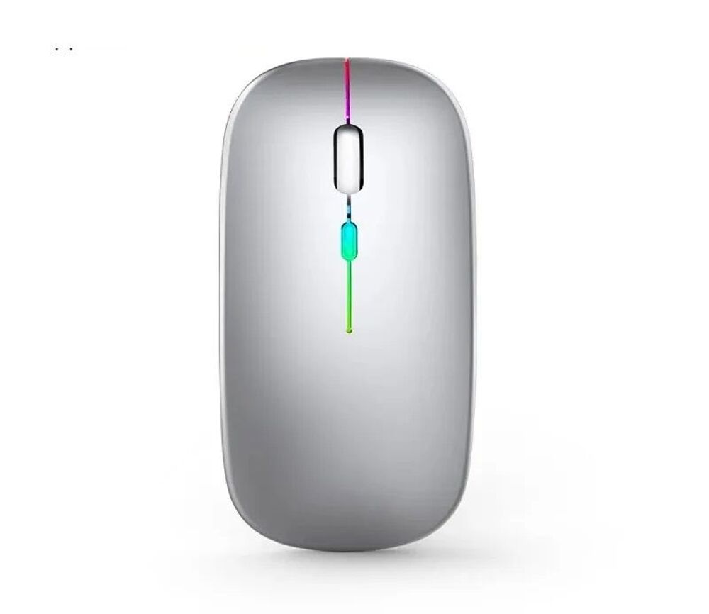 Souris Bluetooth sans fil aste RVB, souris d'ordinateur r&eacute;tr Matériel informatique